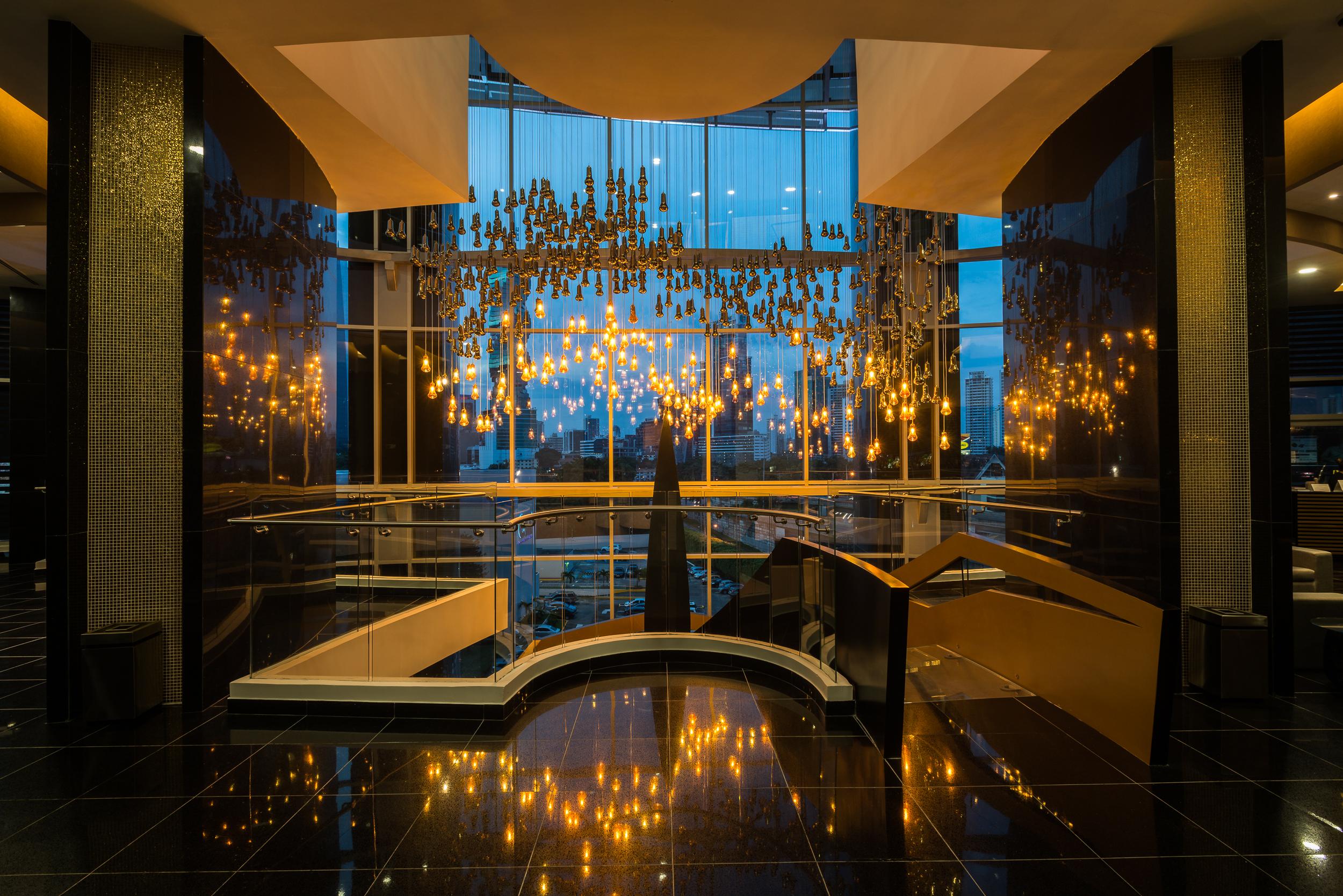 Hotel Las Americas Golden Tower Panama Zewnętrze zdjęcie The interior of the hotel