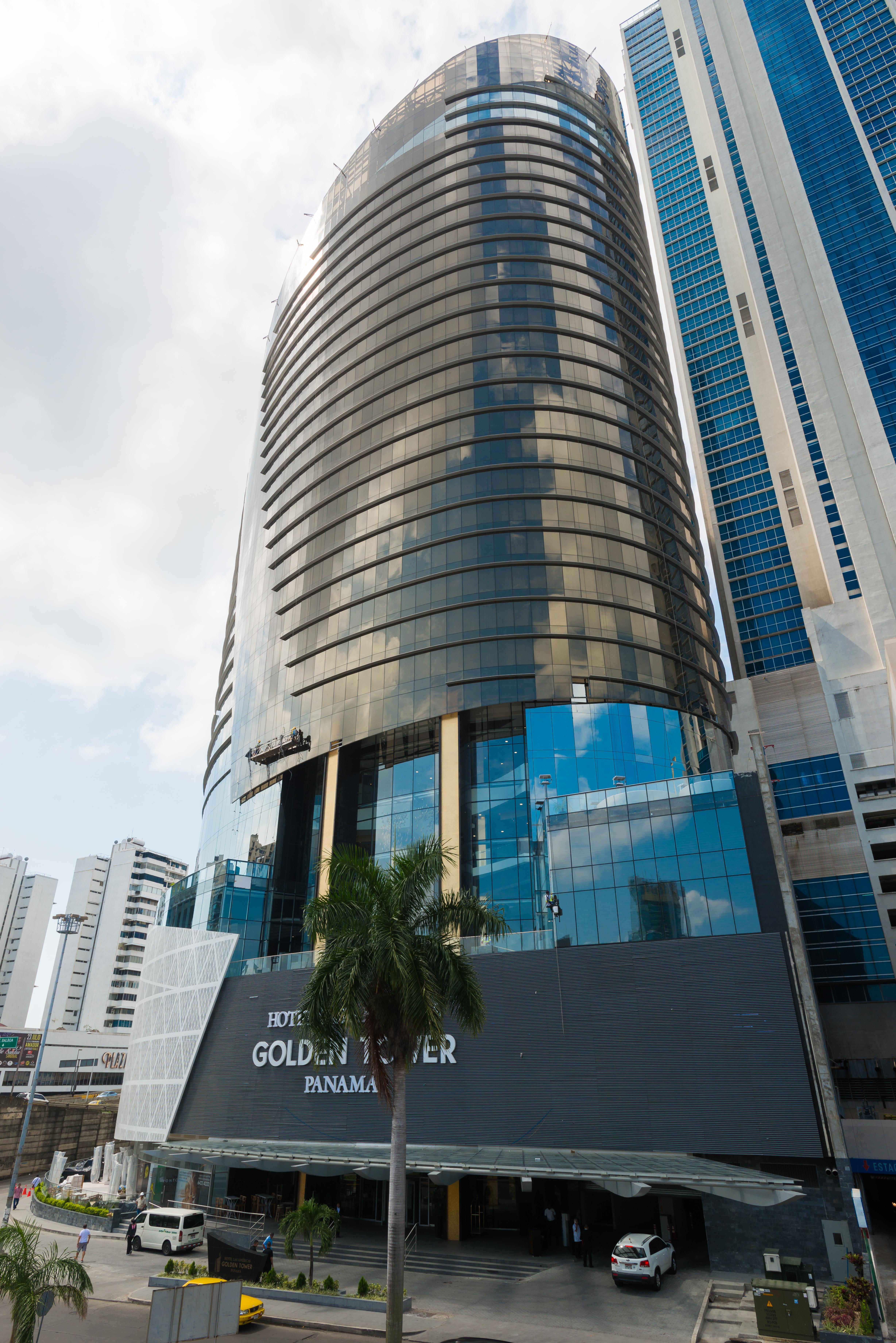 Hotel Las Americas Golden Tower Panama Zewnętrze zdjęcie The building's facade