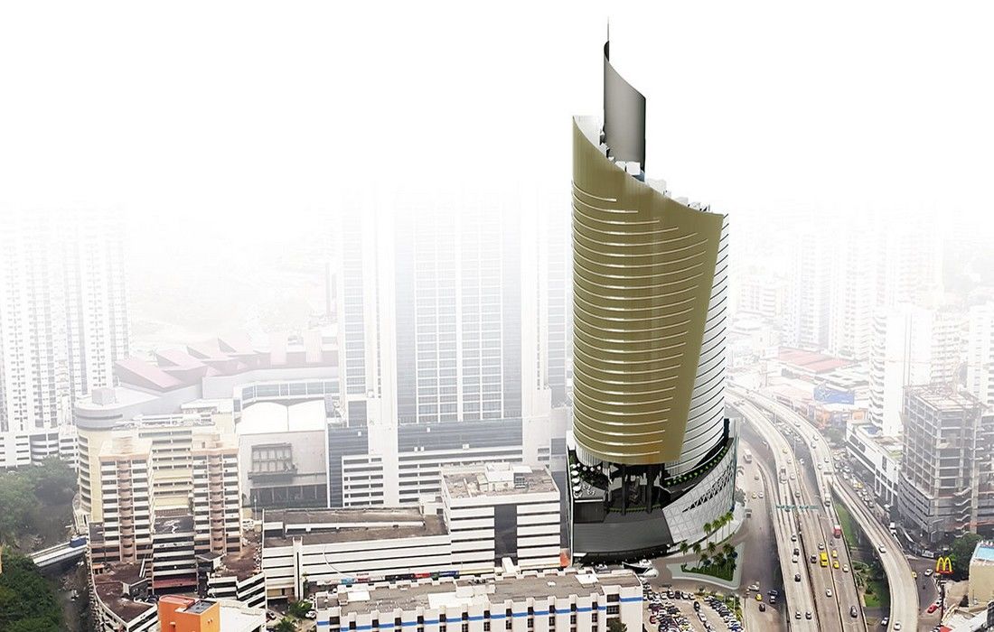 Hotel Las Americas Golden Tower Panama Zewnętrze zdjęcie The proposed tower
