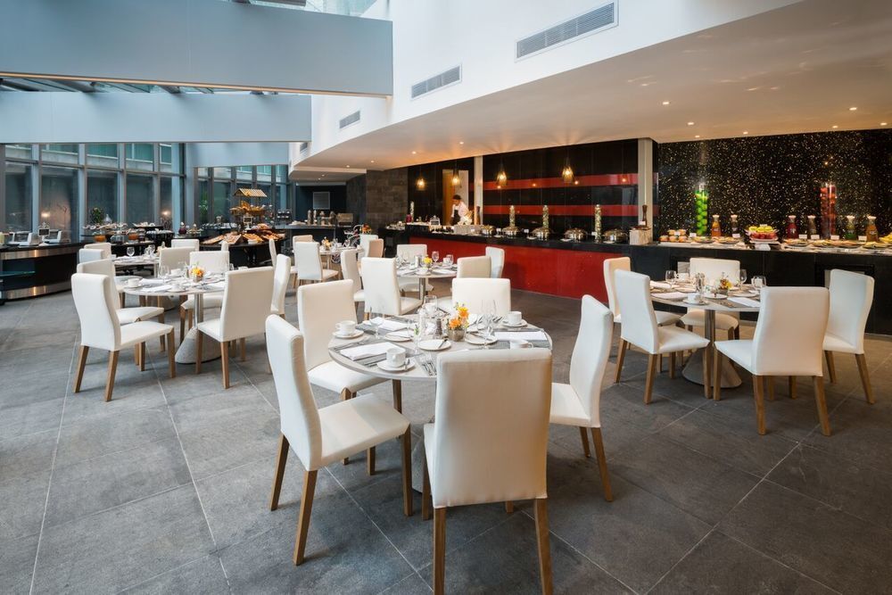 Hotel Las Americas Golden Tower Panama Zewnętrze zdjęcie The restaurant